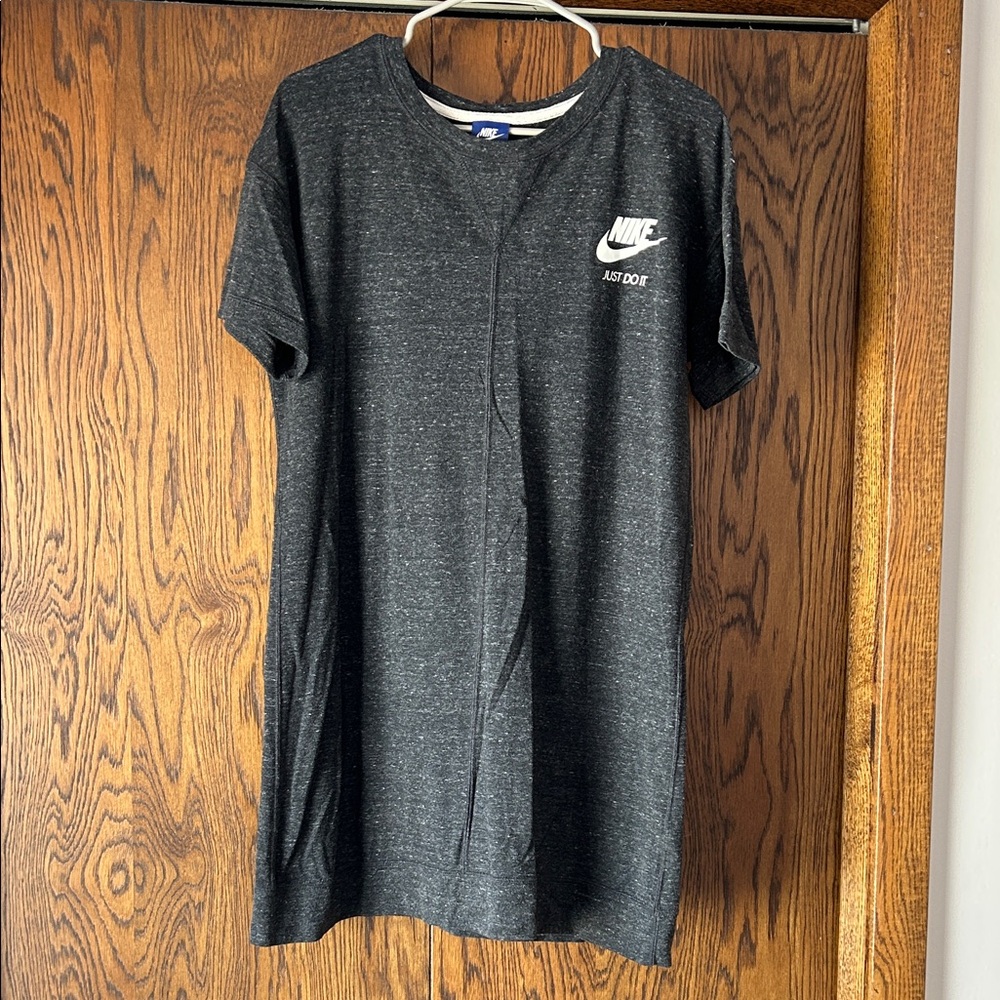 Nike Women's Charcoal T-Shirt Dress